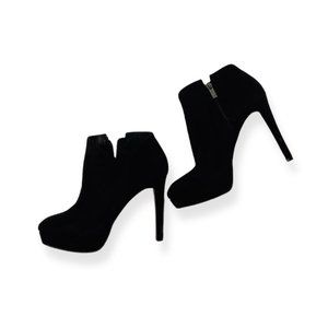 Rivera Suede Platform Booties